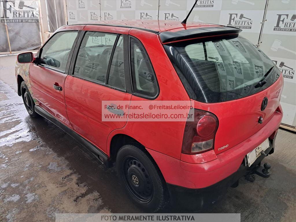 Foto 3: VW/GOL 1.0 GIV, 08/09, PLACA: D__-___0, GASOL/ALC, VERMELHA