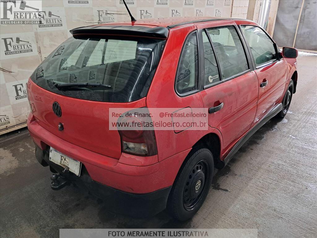 Foto 4: VW/GOL 1.0 GIV, 08/09, PLACA: D__-___0, GASOL/ALC, VERMELHA