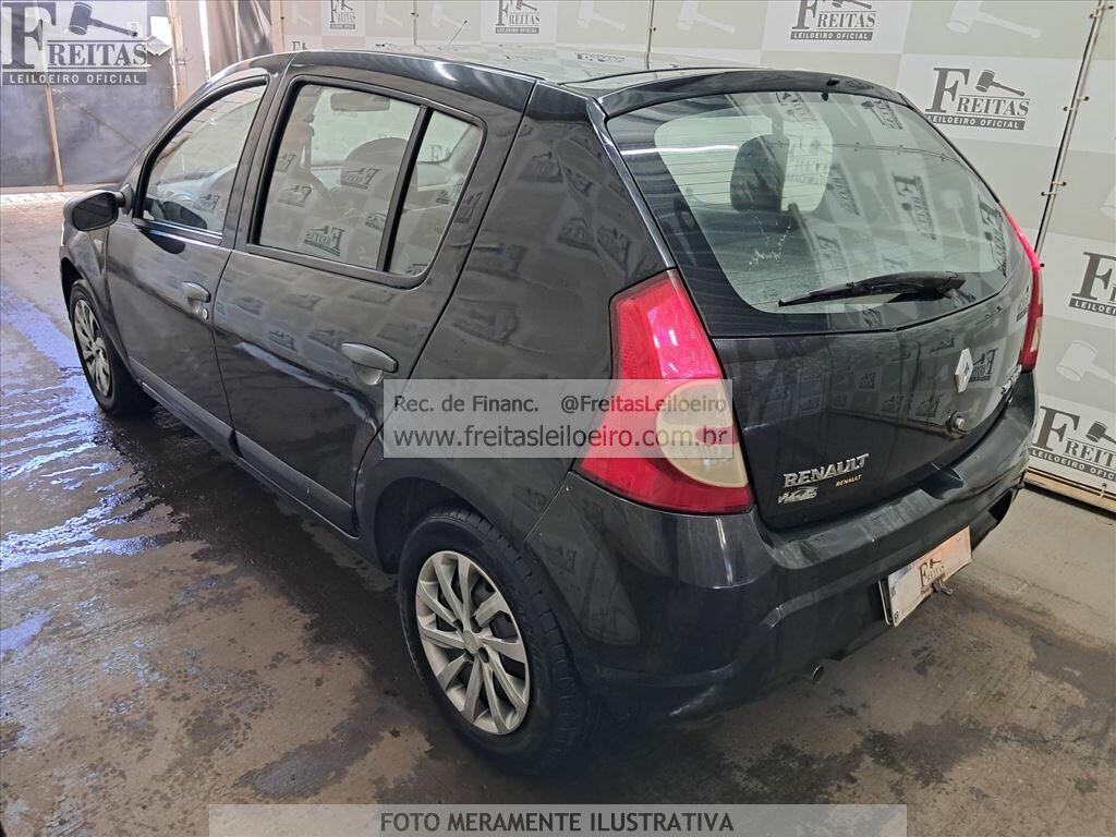 Foto 3: RENAULT/SANDERO EXP 16, 08/09, PLACA: E__-___3, GASOL/ALC, PRETA