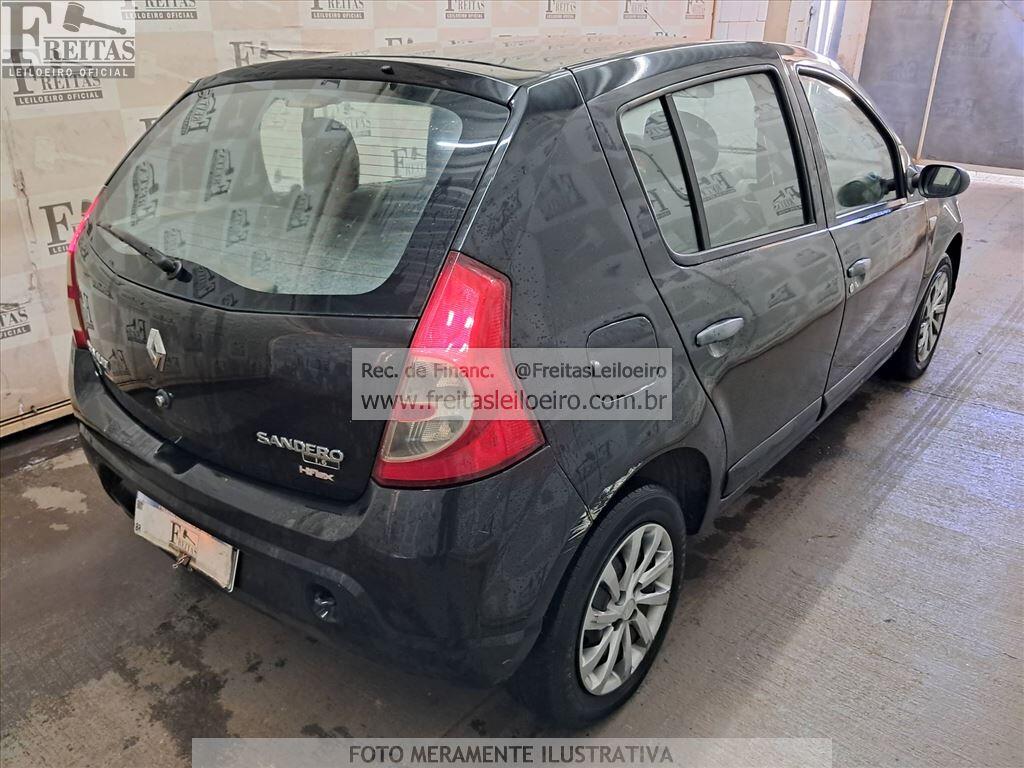 Foto 4: RENAULT/SANDERO EXP 16, 08/09, PLACA: E__-___3, GASOL/ALC, PRETA