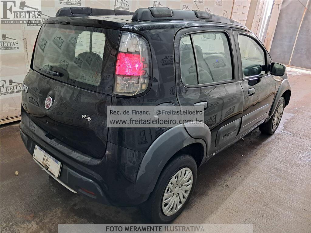 Foto 4: FIAT/UNO WAY 1.0, 14/15, PLACA: B__-___9, GASOL/ALC, PRETA