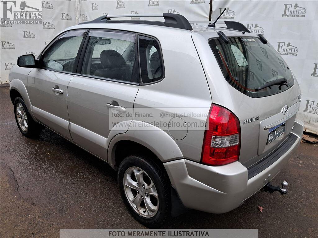 Foto 3: I/HYUNDAI TUCSON GLS 27L, 08/09, PLACA: M__-___4, GASOLINA, PRATA