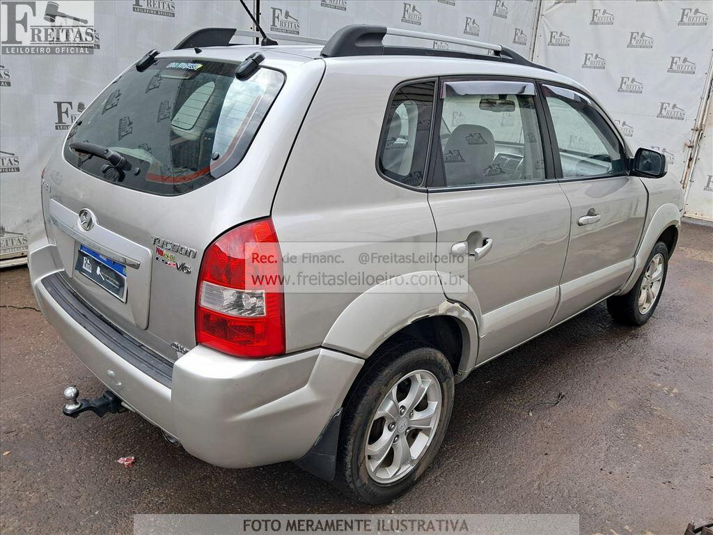 Foto 4: I/HYUNDAI TUCSON GLS 27L, 08/09, PLACA: M__-___4, GASOLINA, PRATA