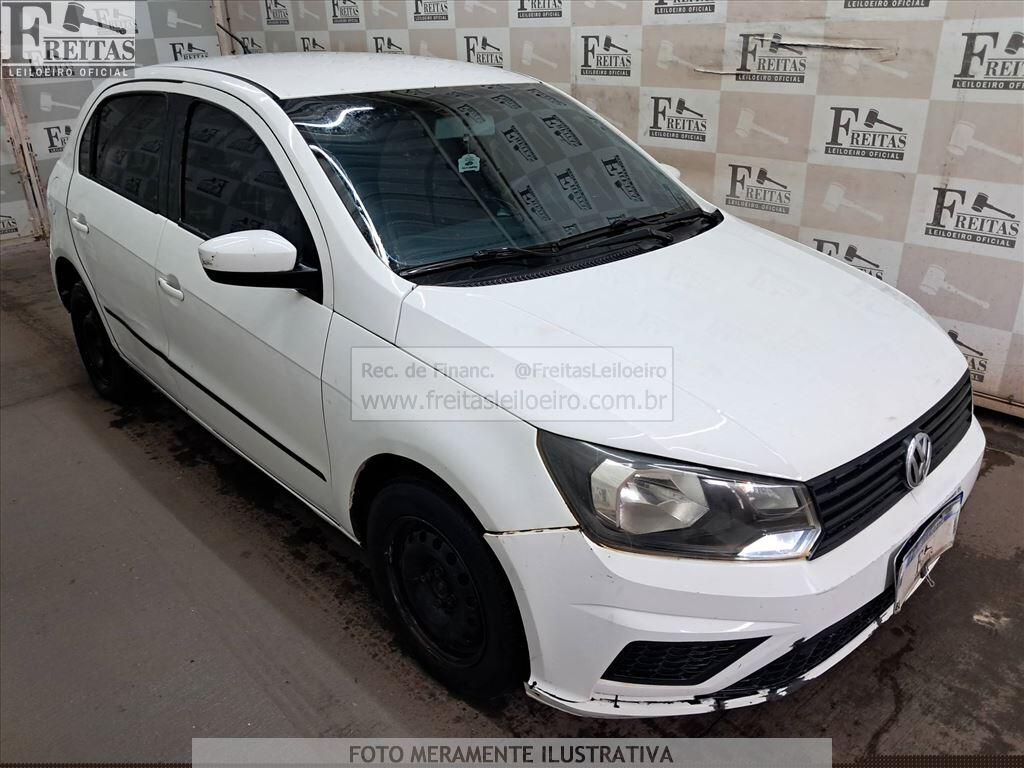 Foto 2: VW/GOL 1.0L MC4, 18/19, PLACA: Q__-___5, GASOL/ALC, BRANCA