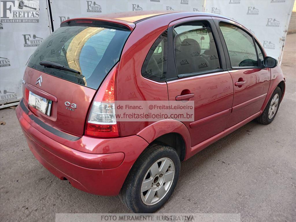 Foto 4: CITROEN/C3 GLX 14 FLEX, 10/11, PLACA: N__-___3, GASOL/ALC, VERMELHA