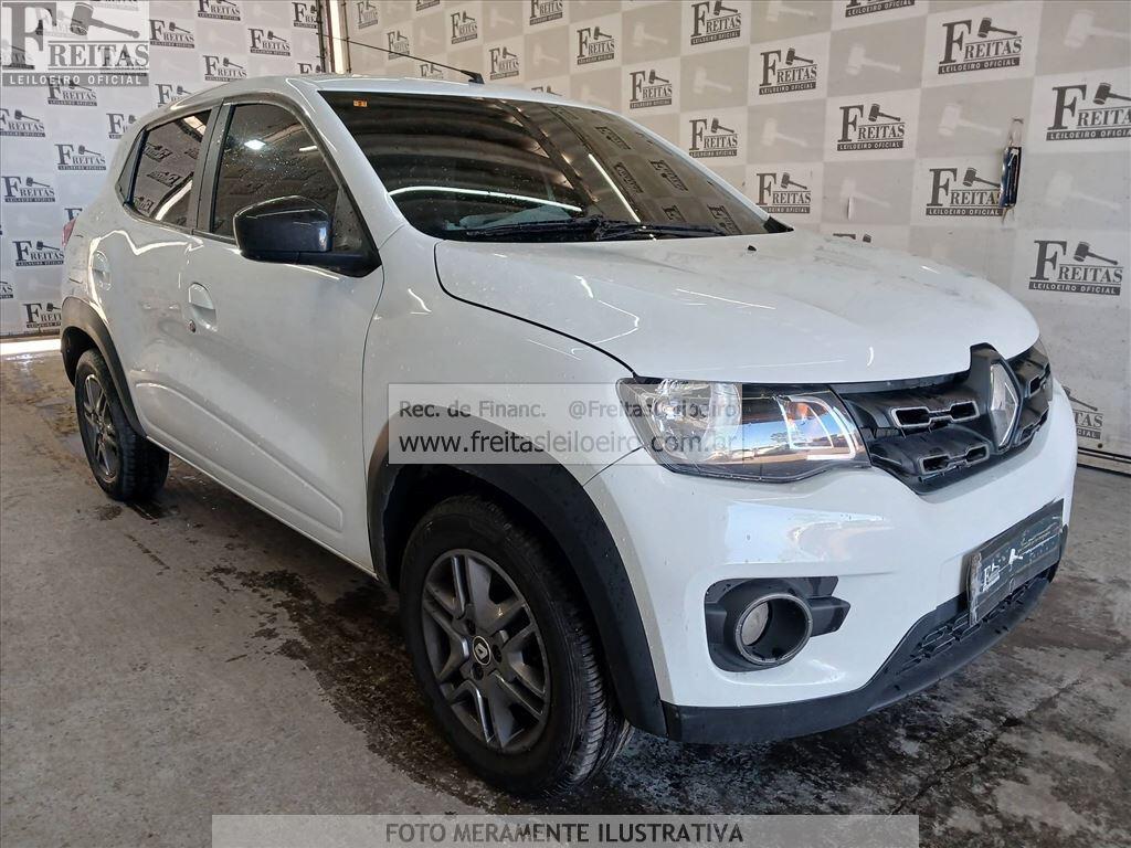 Foto 2: RENAULT/KWID INTENS 10MT, 18/19, PLACA: E__-___0, GASOL/ALC, BRANCA