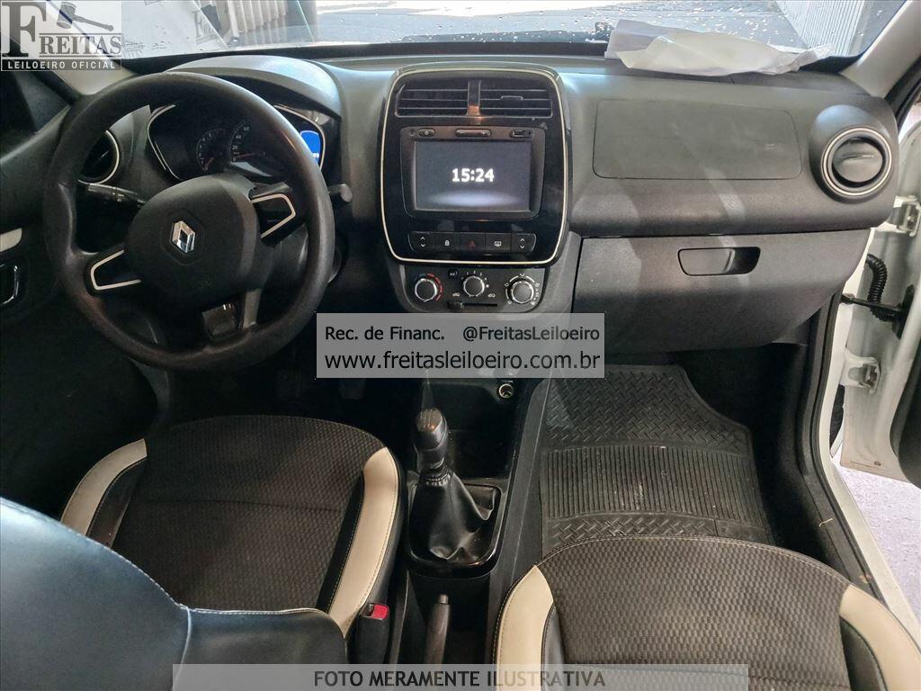 Foto 5: RENAULT/KWID INTENS 10MT, 18/19, PLACA: E__-___0, GASOL/ALC, BRANCA