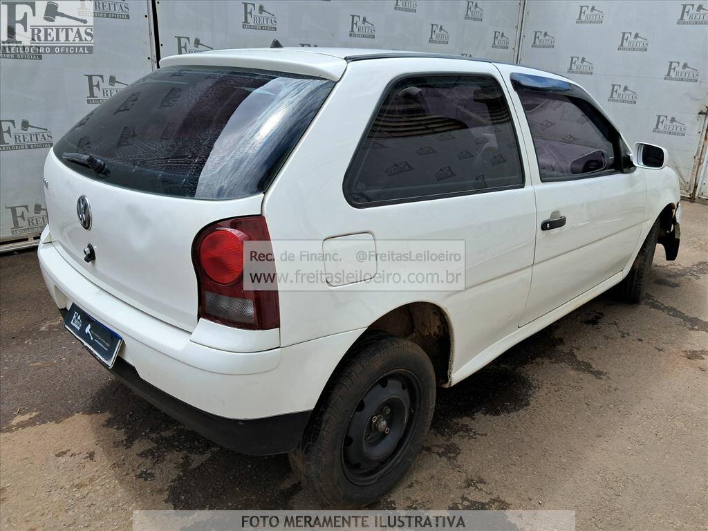 Foto 4: VW/GOL 1.0 GIV, 08/09, PLACA: E__-___5, GASOL/ALC, BRANCA