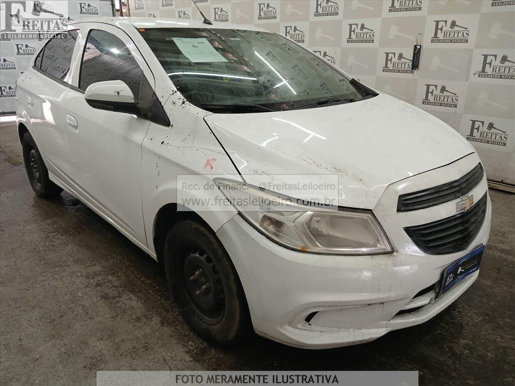 Foto 2: CHEVROLET/ONIX 1.0MT LT, 13/14, PLACA: F__-___5, GASOL/ALC, BRANCA