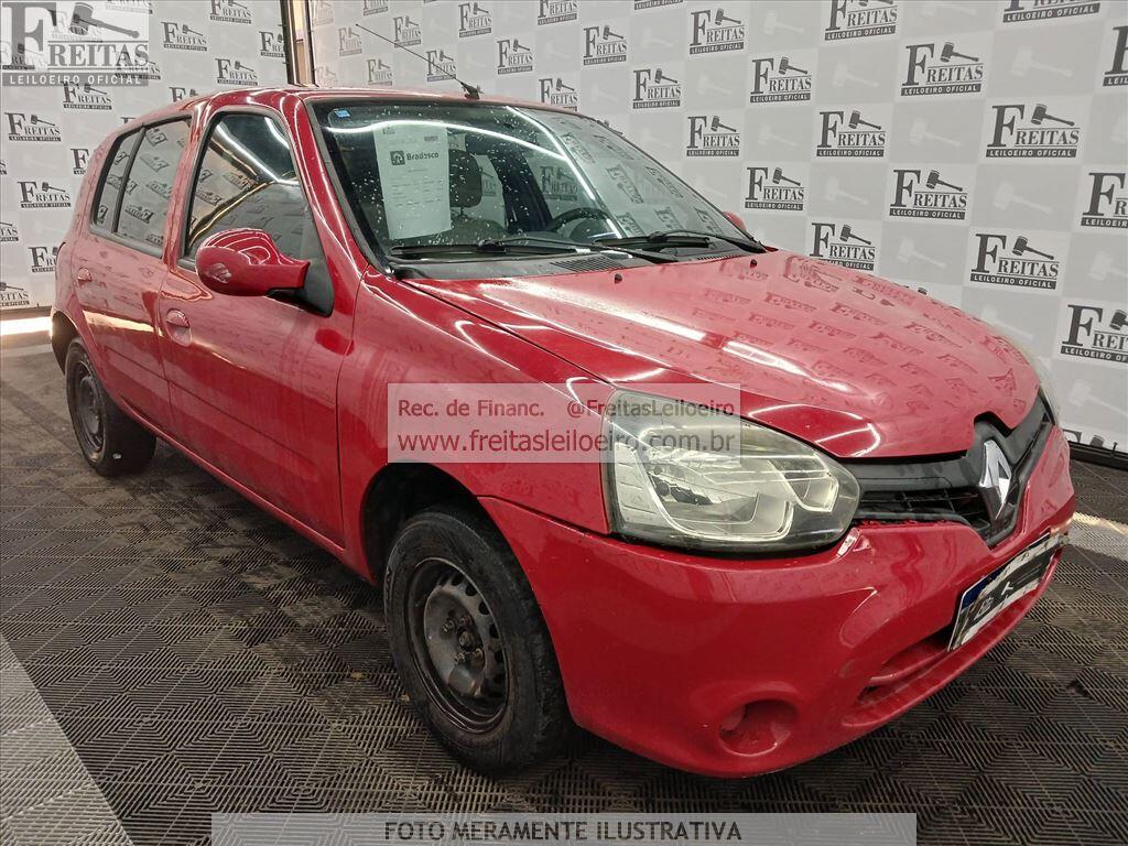 Foto 2: I/RENAULT CLIO EXP1016VH, 15/16, PLACA: A__-___7, GASOL/ALC, VERMELHA