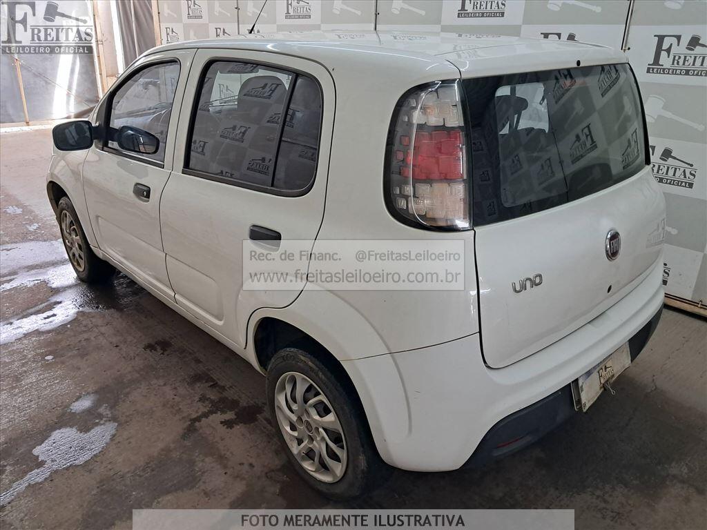 Foto 3: FIAT/UNO ATTRACTIVE 1.0, 21/21, PLACA: R__-___4, GASOL/ALC, BRANCA