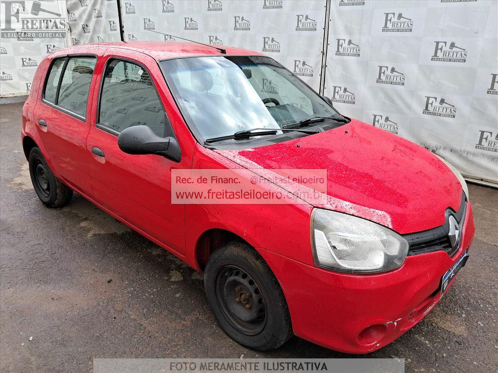 Foto 2: I/RENAULT CLIO EXP1016VH, 14/15, PLACA: F__-___6, GASOL/ALC, VERMELHA