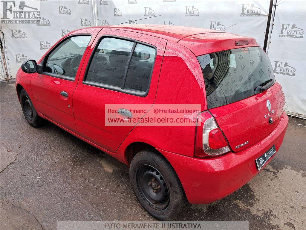 Foto 3: I/RENAULT CLIO EXP1016VH, 14/15, PLACA: F__-___6, GASOL/ALC, VERMELHA