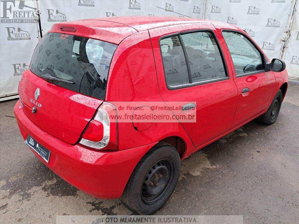 Foto 4: I/RENAULT CLIO EXP1016VH, 14/15, PLACA: F__-___6, GASOL/ALC, VERMELHA
