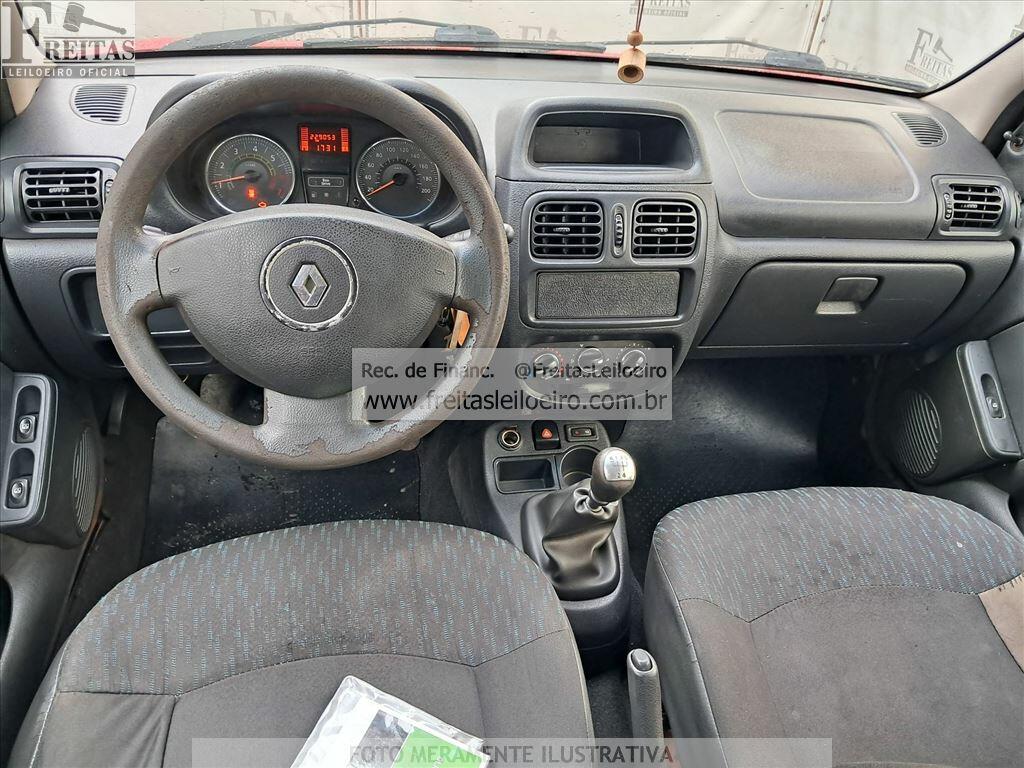 Foto 5: I/RENAULT CLIO EXP1016VH, 14/15, PLACA: F__-___6, GASOL/ALC, VERMELHA