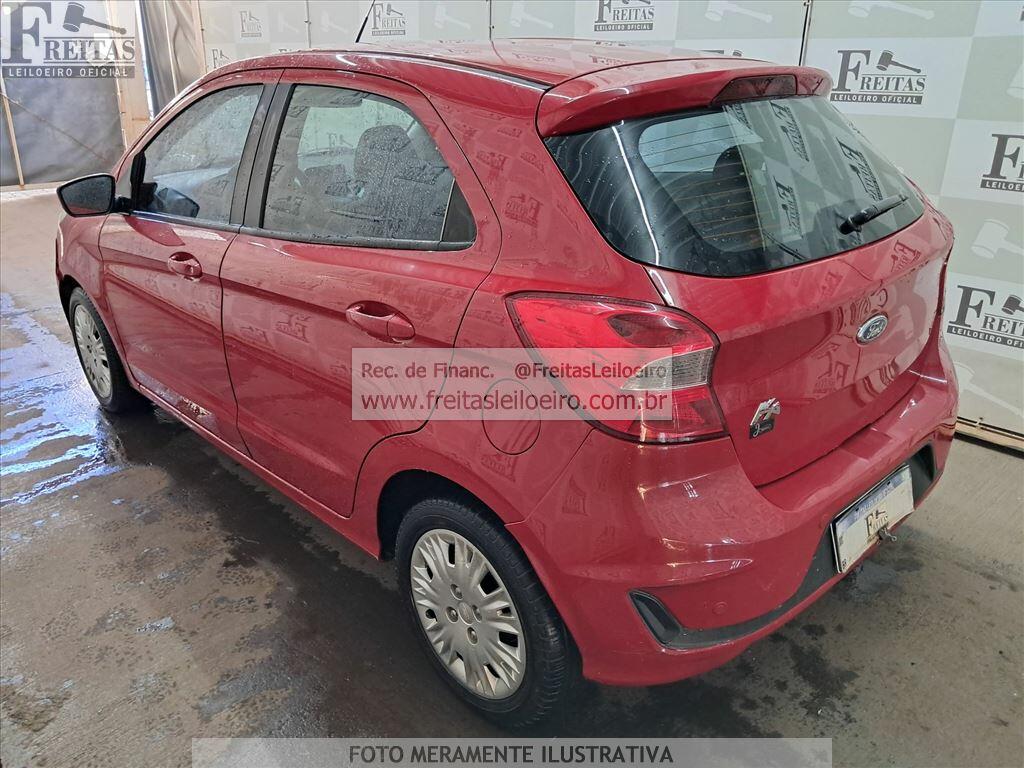 Foto 3: FORD/KA SE 1.0 HA C, 18/19, PLACA: F__-___7, GASOL/ALC, VERMELHA