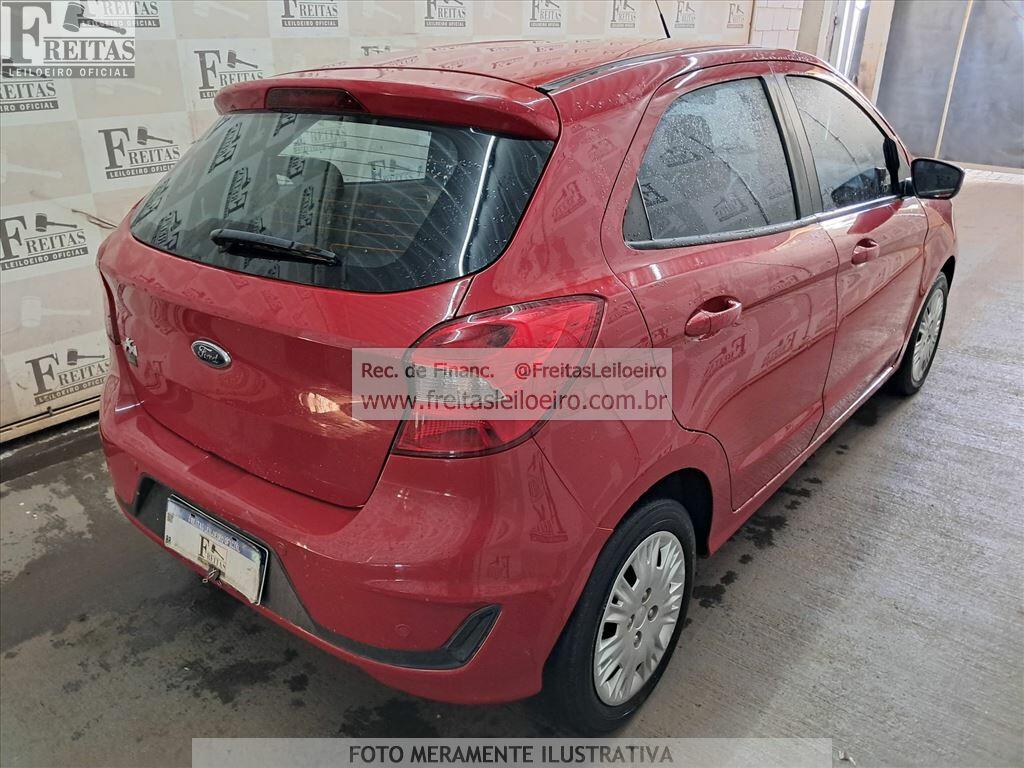 Foto 4: FORD/KA SE 1.0 HA C, 18/19, PLACA: F__-___7, GASOL/ALC, VERMELHA