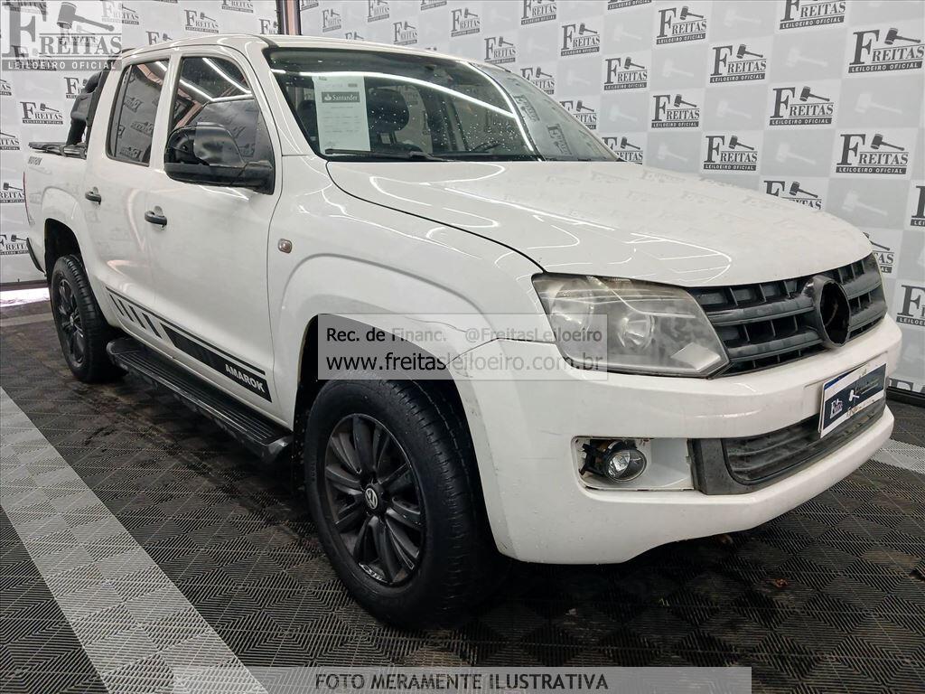 Foto 2: I/VW AMAROK CD 4X4 S, 15/15, PLACA: Q__-___1, DIESEL, BRANCA