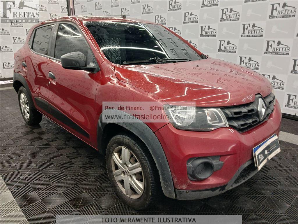 Foto 2: RENAUT/KWID ZEN 10MT, 19/20, PLACA: L__-___3, GASOL/ALC, VERMELHA