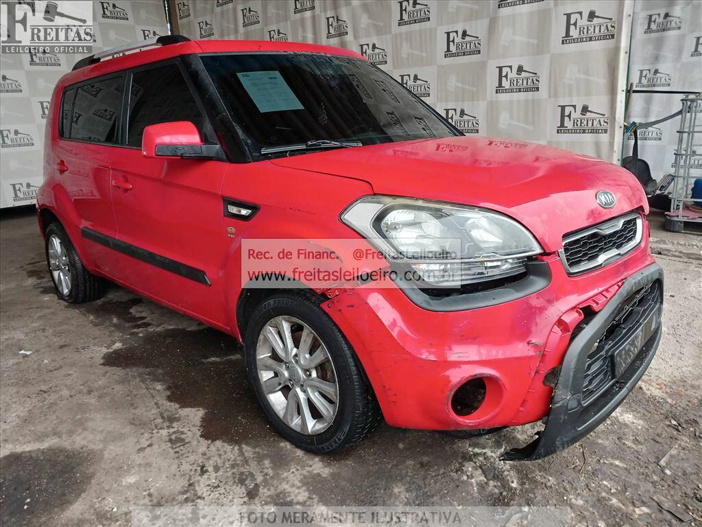 Foto 2: I/KIA SOUL EX 1.6 FF MT, 12/13, PLACA: K__-___0, GASOL/ALC, VERMELHA