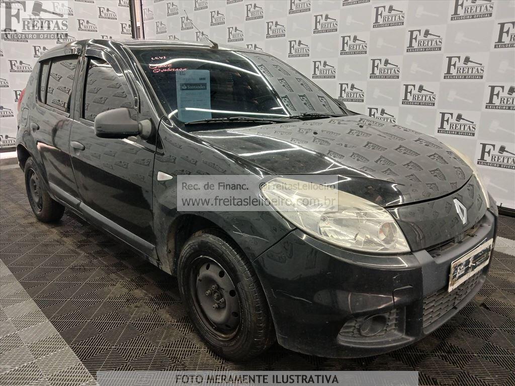 Foto 2: RENAULT/SANDERO EXP1016V, 11/12, PLACA: E__-___1, GASOL/ALC, PRETA