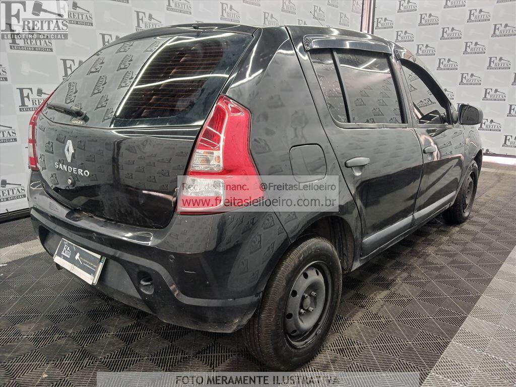 Foto 4: RENAULT/SANDERO EXP1016V, 11/12, PLACA: E__-___1, GASOL/ALC, PRETA