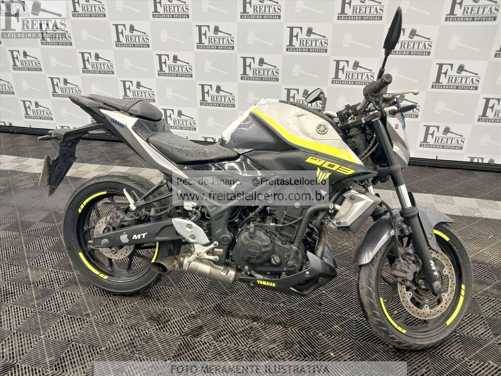 Foto 2: YAMAHA/MT03 ABS, 17/18, PLACA: G__-___1, GASOLINA, PRATA