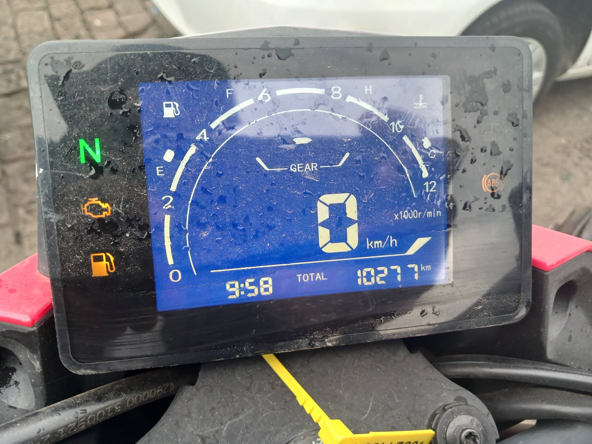 Foto 12 de 12: I/SHINERAY XY250-5A, 25/25, PLACA: T__-___3, GASOLINA, VERMELHA
