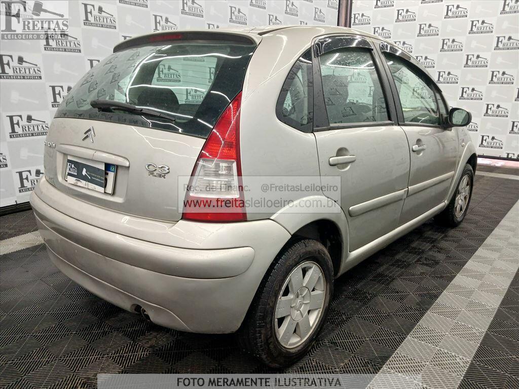 Foto 4: CITROEN/C3 GLX 14 FLEX, 07/08, PLACA: D__-___5, GASOL/ALC, PRATA