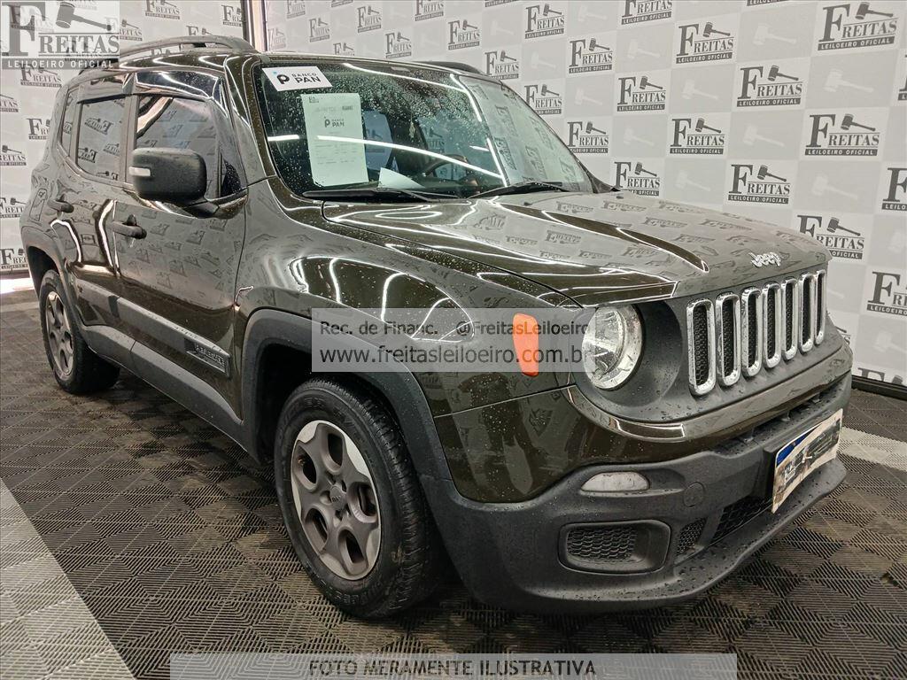 Foto 2: JEEP/RENEGADE 1.8 AT, 18/18, PLACA: G__-___4, GASOL/ALC, VERDE
