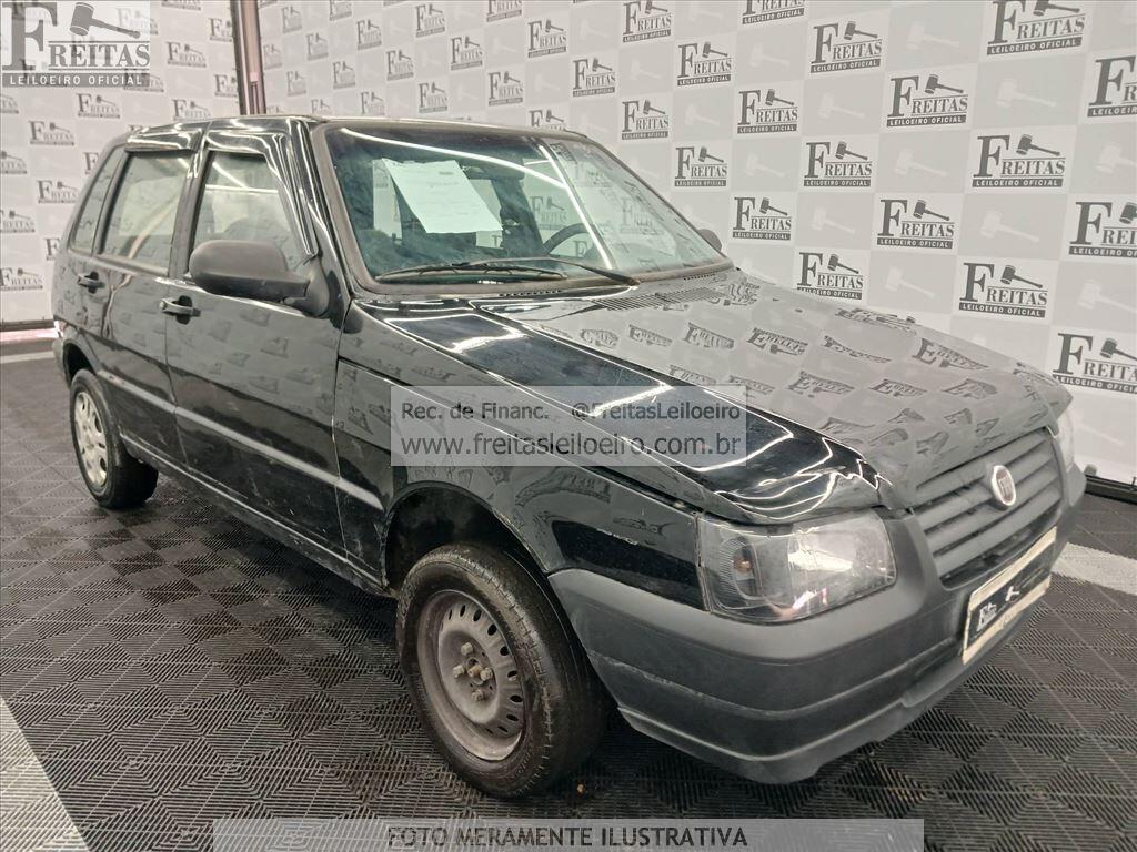 Foto 2: FIAT/UNO MILLE ECONOMY, 12/13, PLACA: M__-___3, GASOL/ALC, PRETA