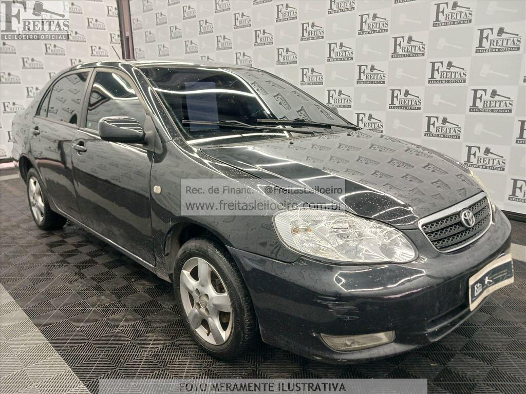 Foto 2: TOYOTA/COROLLA XLI16VVT, 03/04, PLACA: J__-___0, GASOLINA, PRETA