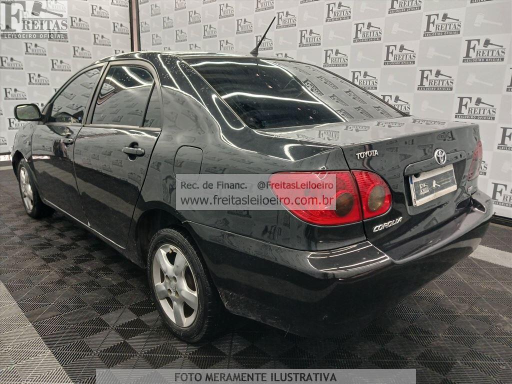 Foto 3: TOYOTA/COROLLA XLI16VVT, 03/04, PLACA: J__-___0, GASOLINA, PRETA