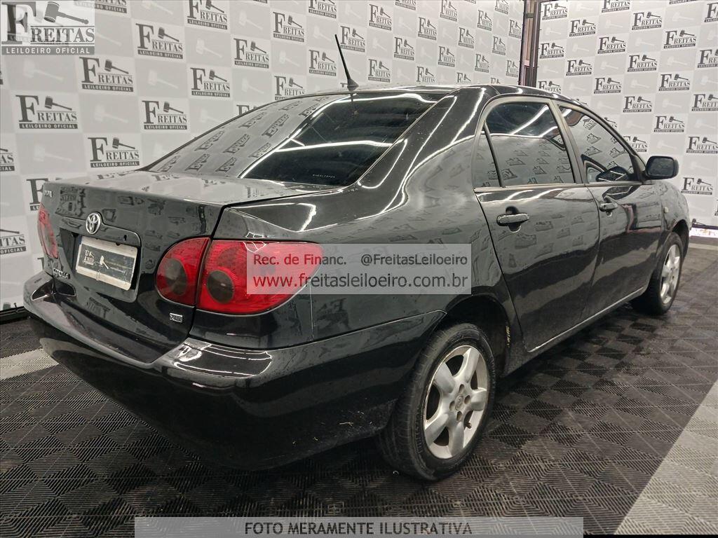 Foto 4: TOYOTA/COROLLA XLI16VVT, 03/04, PLACA: J__-___0, GASOLINA, PRETA