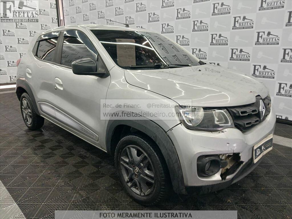 Foto 2: RENAULT/KWID INTENS 10MT, 18/19, PLACA: F__-___3, GASOL/ALC, PRATA