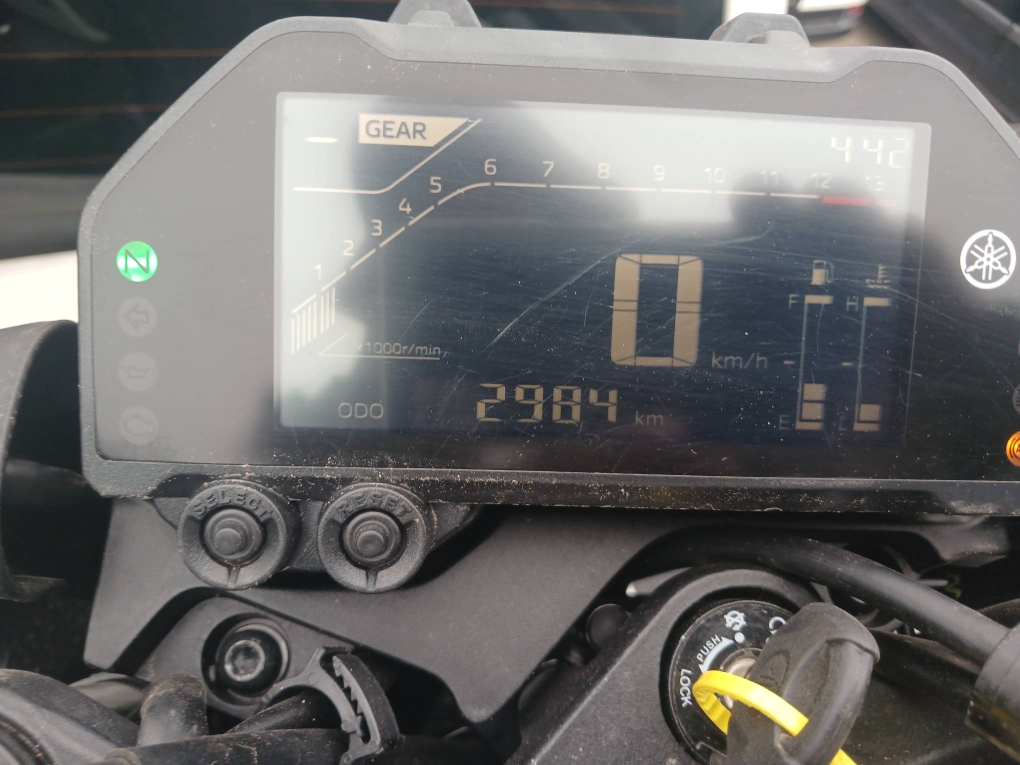 Foto 13 de 13: YAMAHA/MT03 ABS, 26/27, PLACA: T__-___3, GASOLINA, CINZA