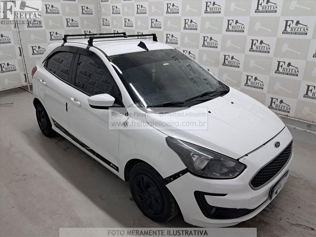 Foto 2: FORD/KA SE 1.0 HA C, 18/19, PLACA: Q__-___8, GASOL/ALC, BRANCA