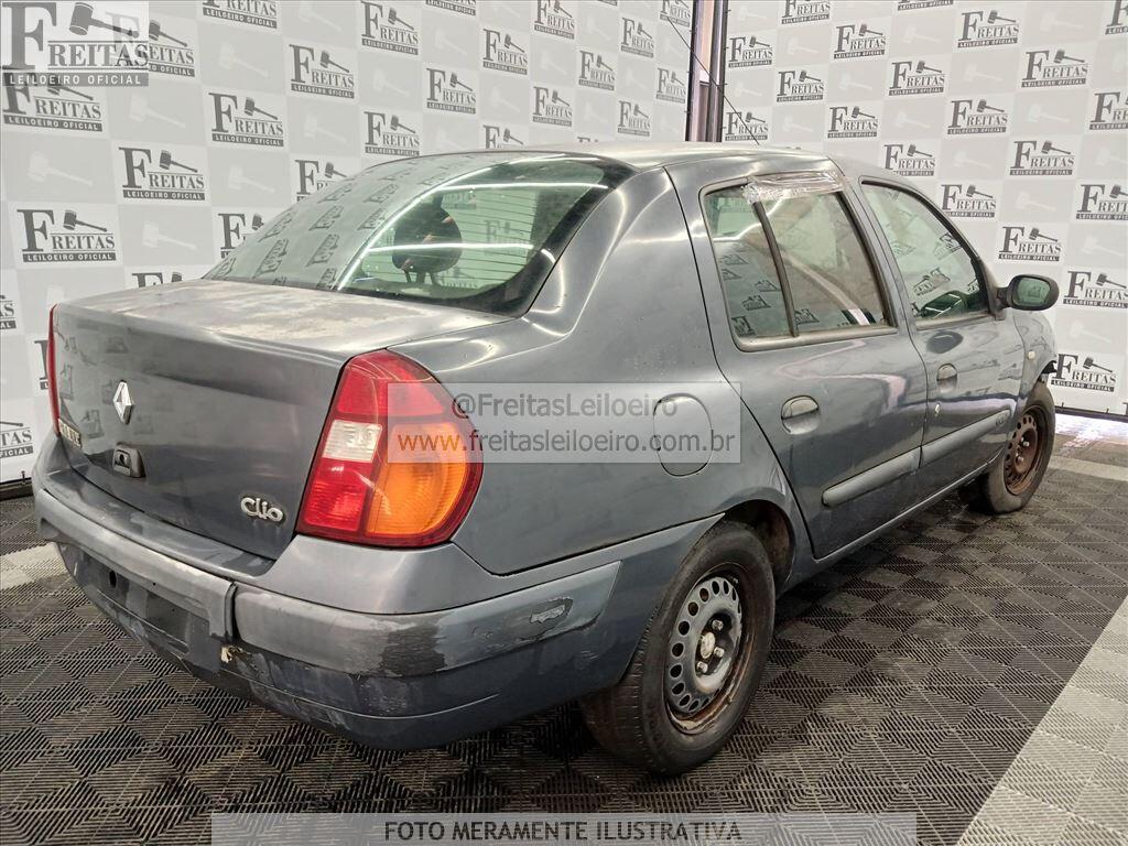 Foto 4: RENAULT/CLIO PRI 16 16VS, 03/04, SUCATA S/ DIREITO A DOCUMENTO, GASOL/GNV, CINZA