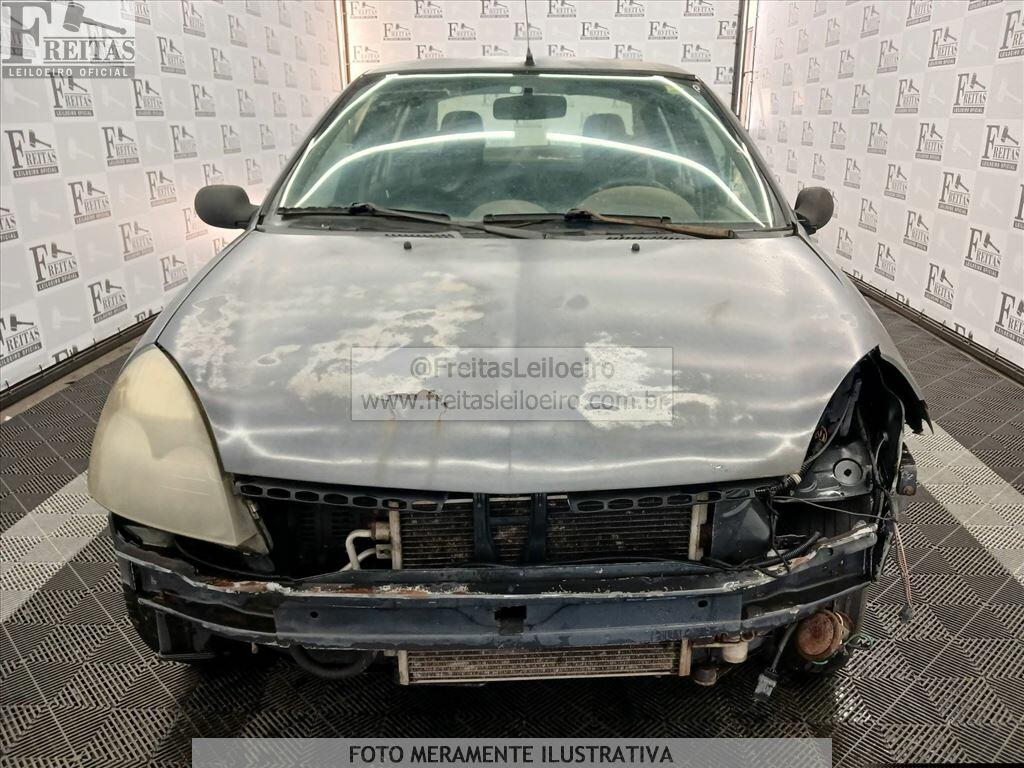 Foto 10 de 20: RENAULT/CLIO PRI 16 16VS, 03/04, SUCATA S/ DIREITO A DOCUMENTO, GASOL/GNV, CINZA