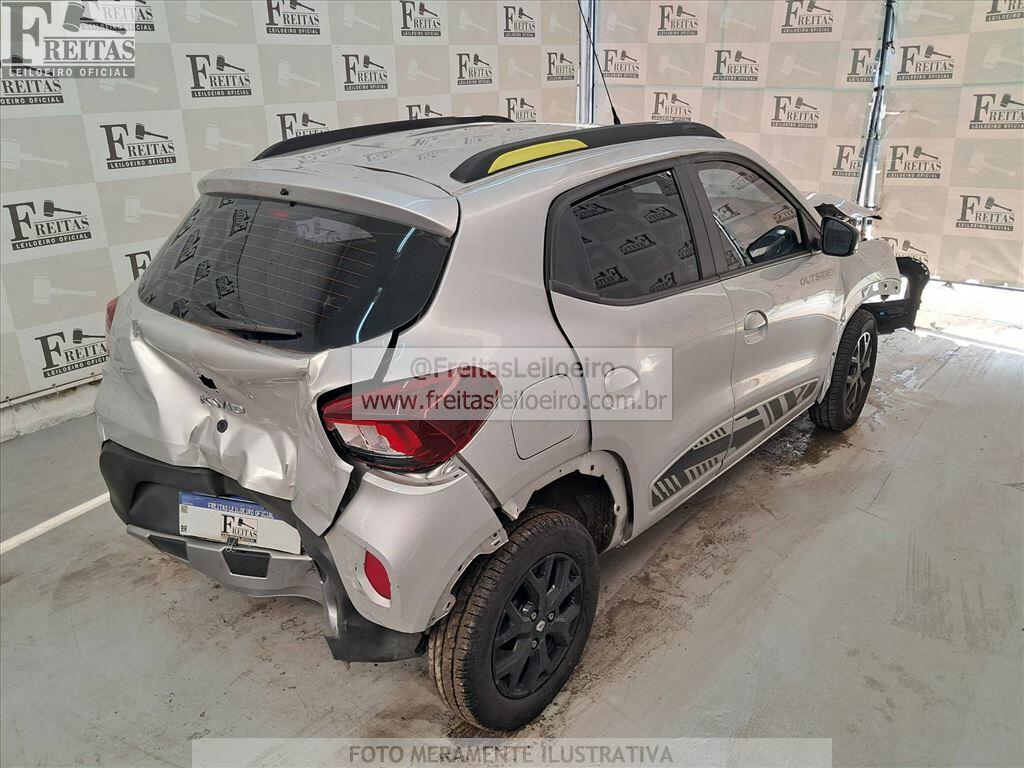 Foto 4: RENAULT/KWID OUTSID 2, 25/26, PLACA: T__-___4, GASOL/ALC, PRATA