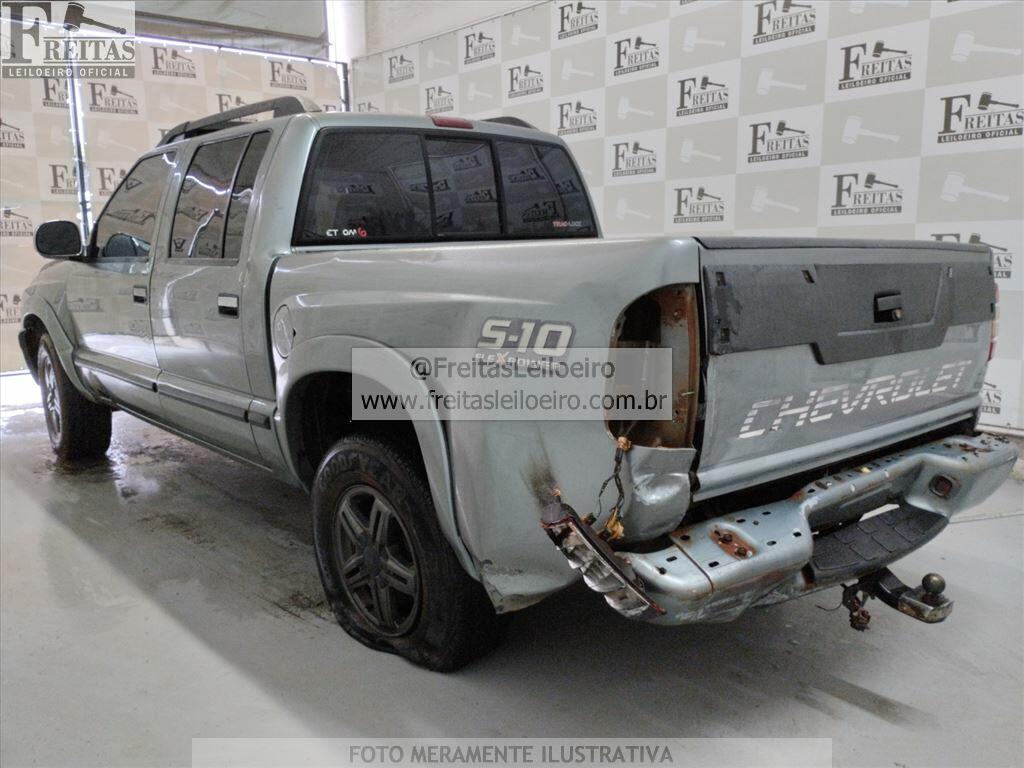 Foto 3: GM/S10 ADVANTAGE D, 08/09, PLACA: J__-___8, GASOL/ALC, CINZA